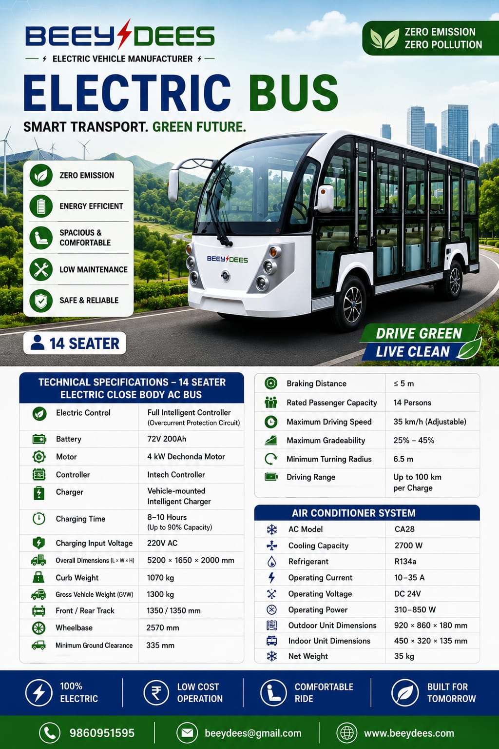 Beeydees Electric Utility Vehicle